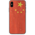 Chinese Flag Distressed iPhone X Skin